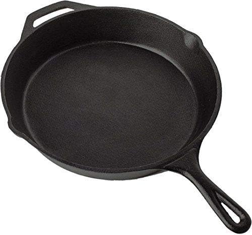 Cast Iron Skillet 12.5" Oven Fry Pan Pot Cookware Pre-seasoned Cast Iron Skillet