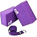 REEHUT Yoga Blocks (2 PC) and Metal D Ring Yoga Strap(1 PC) Combo Set, 9″ x 6″ x 4″High Density EVA Foam Block to Support and Deepen Poses, 8FT Yoga Belt for Stretching, General Fitness(Purple New)thumb 2