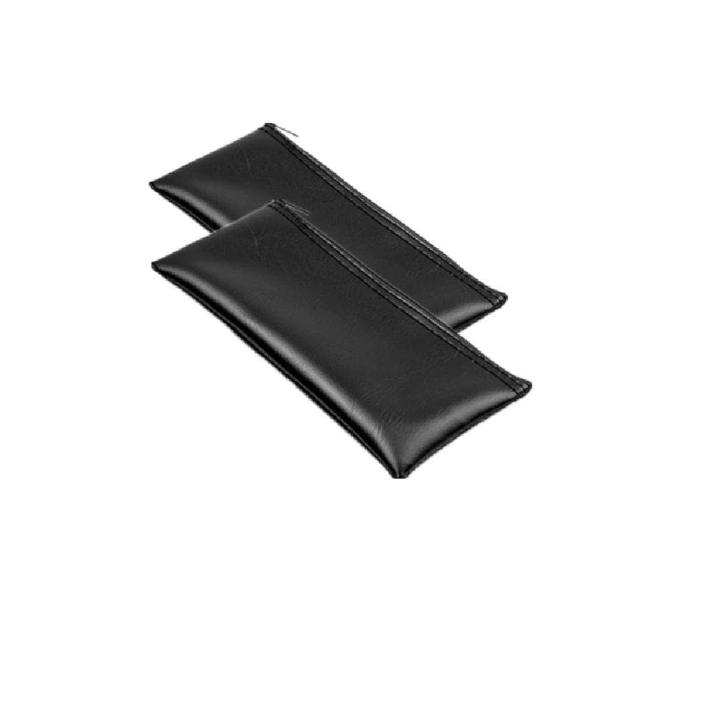 WE-HYTRE 2Pcs Wireless Handheld Microphone Zippered Case Bag Pouch, Microphone Holder Leather Case Compatible with -Shure Microphone