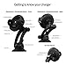 Hudly Fast 10W Wireless Charger Car Mount with Robotic Arms. Compatible with All Qi Enabled Smartphones: iPhone, Samsung Galaxy, etc. Mounts on Vent, Dashboard, or Windshield. (10W)