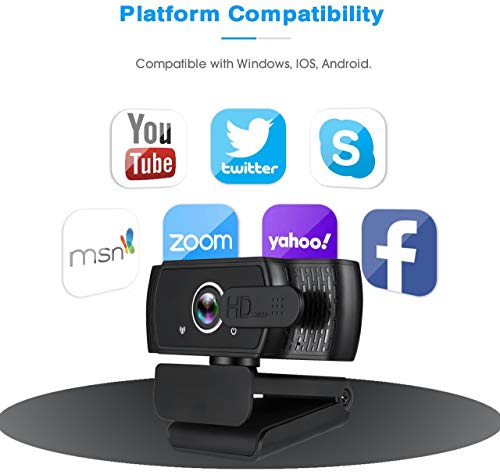 Liraip-1080P-HD-Webcam-With-Microphone-Webcam-Privacy-Cover-TripodLaptop-Computer-Desktop-Plug-and-Play-Web-Camera-for-Live-Streaming-Video-Chat-Conference-Recording-Online-Classes-Game