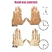 Makhry Gel Moisturizing Spa Gloves Fingerless Moisturizing Gloves Pink Touch Screen Hand Gloves for Dry Rough Cracked Hands Treatment Day Night Relief Gel Line