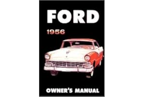 1956 FORD Car Full Line Owners Manual User Guide