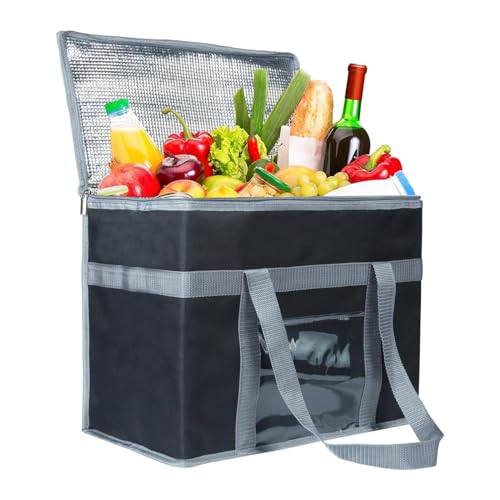 Large Foldable Insulated Bag - Particularly Robust, Ideal for Shopping