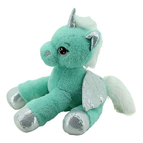 Sweety Toys 11698 Einhorn Plüschtier Kuscheltier 34 cm türkis-Mint – Bild 3