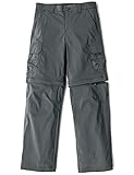 CQR Kids Youth Hiking Cargo Pants, UPF 50+ Quick