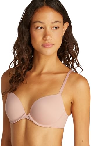 Calvin Klein Donna Reggiseno Scollato con Push-up, Beige (Cedar), 0C