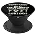 Funny Norse Vikings Gift Loki God Runes Mythology - PopSockets Grip and Stand for Phones and Tablets