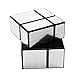 FC MXBB Set of 2 Mirror Speed Cube 2x2 Magic Cube Gold & Silver Puzzles Collection