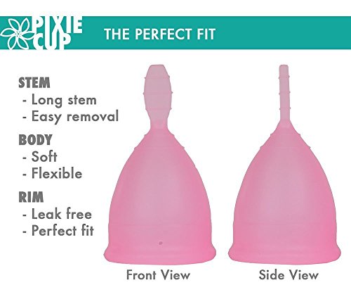 (Small) Ranked 1 for Most Comfortable Menstrual Cup and Better Removal Stem Than All Other Brands - Every Cup Purchased One is Given to a Woman in Need!