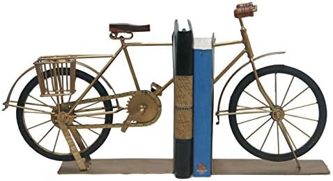 Ages Behind Classic Style Bicycle Bookends 9 inches High x 8 inches Wide Each Piece