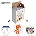 1000 Pieces Adhesive (500 Pair Sets) 0.39in Diameter Sticky Back Coins Hook & Loop Self Adhesive Dots Tapes Magic Sticky Dots