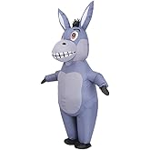 Funmer Inflatable Donkey Costume Adult Funny Halloween Blow Up Cosplay Party Suit