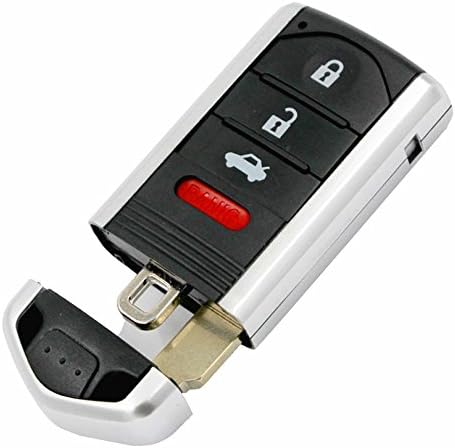 Ecusells Smart Remote Key Shell Fob 3+ 1 Buttons for Acura TL ZDX RDX ILX + Uncut balde