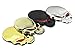 FineFun 2 Pcs New 3D Metal Skull Logo Emblem Sticker Car SUV Body Exterior Cover Fender Decals DIY Car-Styling 3D Stickers (Black)