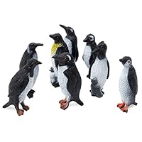 8Pcs Penguin Toy Figures, Collection Polar Animal Figurines Set