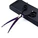Dream Reach 7.0 inches Professional Decompressed Elastic Handle Pet Grooming Scissors Set,Straight & Chunker & 2 Curved Scissors 4pcs Set for Dog Grooming (Purple) (Down-Curved Scissor)