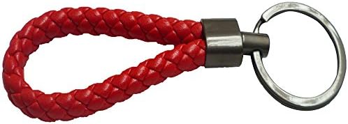 Vivoice Creative Braided Rope Keychain Fashion Keychain (red)