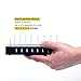 8-port USB Charging Station for Multiple Devices 96W - Desktop Cell Phone Charger Dock, Multiple Devices Organizer, for any Smartphones, Tablets, Cell Phones by Tapiona