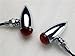 Chrome/Red LED Bullet Stop TURN SIGNAL LIGHT Motorcycle Cruiser Chopper Custom Harley Softail Dyna Sportster Honda Yamaha Suzuki Kawasaki Custom Chopper Metrics