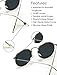 WearMe Pro - Reflective Lens Round Trendy Sunglasses