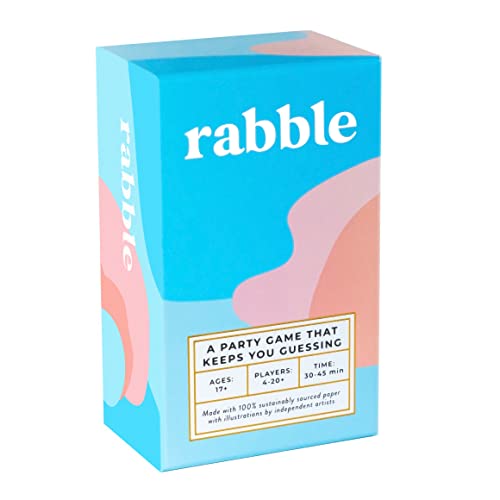 Rabble A Party Game That Keeps You Guessing Adult Party Game, Card