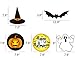 jollylife 30Ct Halloween Hanging Swirl Ceiling Haunted House Decorations Family Kid Friendly - Pumpkin/Witches /Hats/Bats /Ghost Party Supplies Creepy Decor