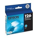 Epson NX330/430/Workforce 60/435/520/545/630/633/635/645/7010/840/845 DURABrite Ultra High Capacity Cyan Ink (470 Yield) Cyan Ink (470 Yield), Part Number T126220