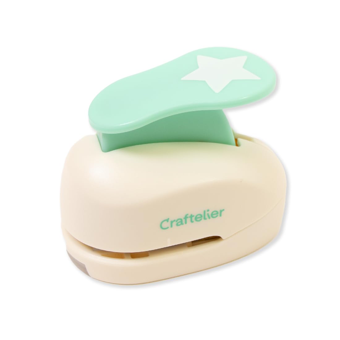 Craftelier - 1” (2.54 cm) Diameter Star Punch with Lever Press | Suitable for Paper and Cardstock | Ideal for Craft and Scrapbooking Projects | Size Approx. 7 x 4.5 x 6 cm