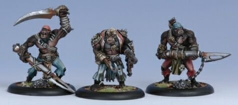 Warmachine Cryx Black Ogrun Boarding Party Unit