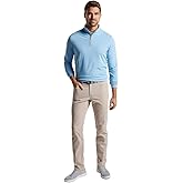 Solid Perth Quarter Zip in Cottage Blue by Peter Millar