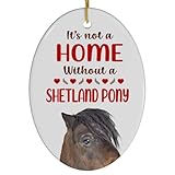 Bay Shetland Pony Christmas Ornament 2024 - Its Not