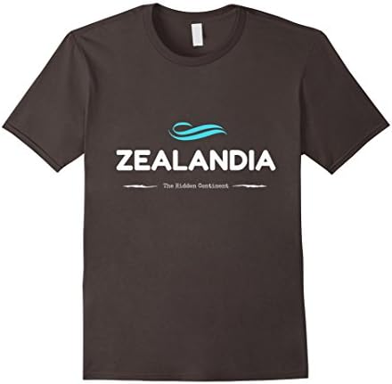 Men's Zealandia TShirt - The Hidden Continent 3XL Asphalt