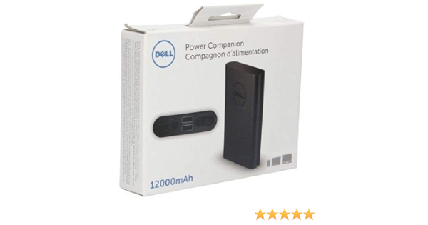 Amazon Com New Genuine Battery For Dell Power Companion External Battery Pack 4 Cell 12000 Mah Pw7015m Computers Accessories
