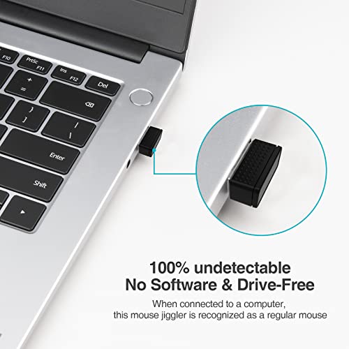 Mouse Jiggler,Undetectable Mouse Mover Device USB Port for Laptop,Mouse