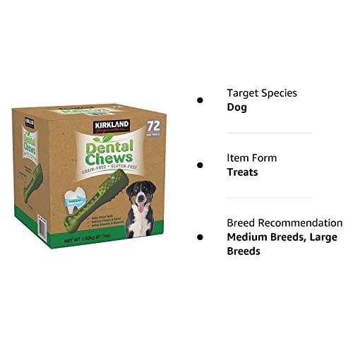 Kirkland Signature Dental Chews 72 Dog Treats Pricepulse