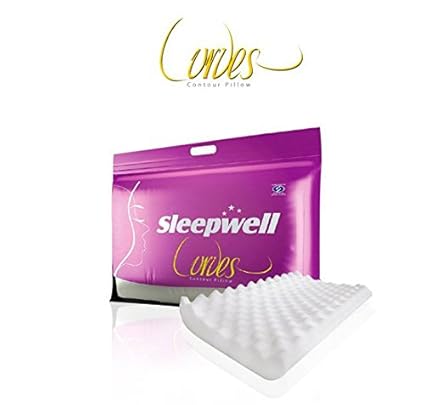 Blue Eye Sleepwell Curves Contour Pillow Xl 17x27 Amazon In
