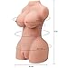 Rzoeox Sex Doll Male Masturbator, 3D Lifelike Torso Toys with Vagina and Anal for Men Masturbation, TPE Dolls with Metal Skeleton - (15 x 9.5 x 5in, 11LB)