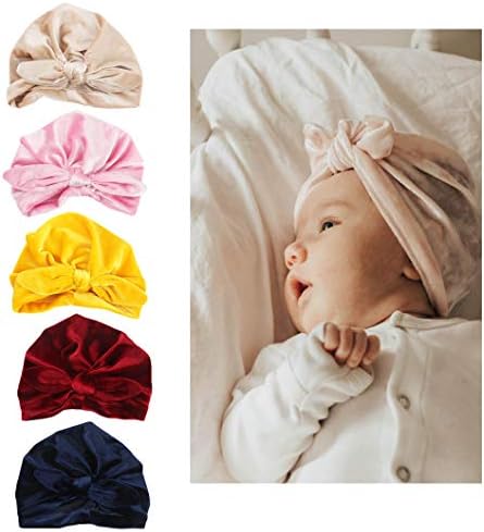 LHTHZHY Baby Hat Girl Newborn Beanie Cute Soft Cotton for Infant Girl Turban Cap
