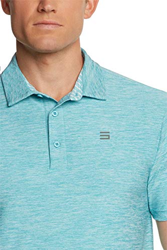 image for Three Sixty Six Golf Shirts for Men - Dry Fit Short-Sleeve Polo, Athle