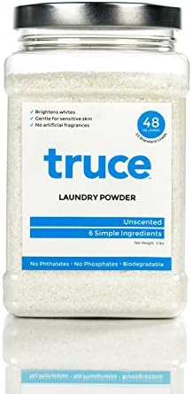 Truce Laundry Powder, Unscented, 48 loads