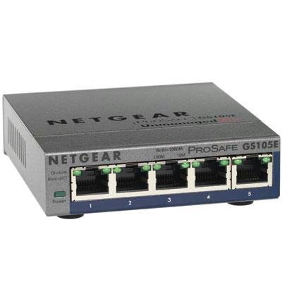 NETGEAR ProSafe 5-Port Gigabit Unmanaged Plus Switch GS105E