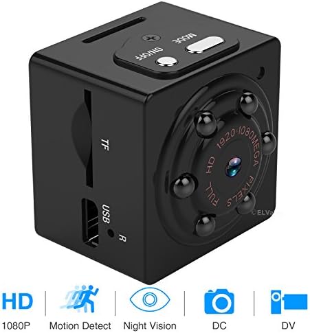 Mini Hidden Spy Camera 1080P Portable Spy Camcorder with Night Vision, Motion Detection, Indoor/Outdoor Use
