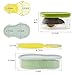 Kinsy Avocado Tool Set | 5-in-1 Multi-Functional Avocado Slicer, Keeper, Cutter, Masher, Pitter, Peeler | Green Plastic & Stainless Steel