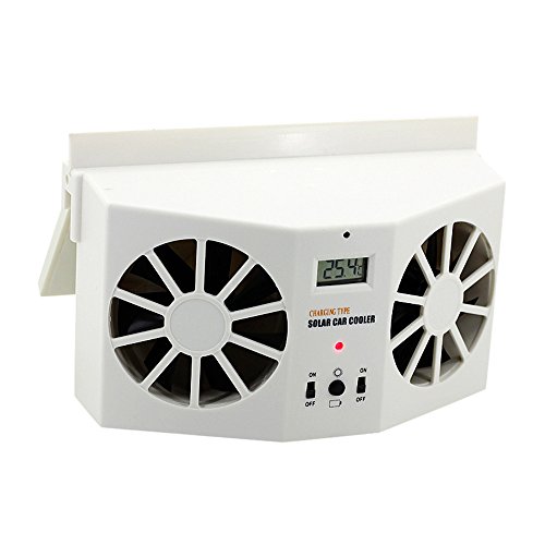 Creative Car Cooling Down Fan,Efaster Practical Solar Powered Mini Air Conditioner Car Cooler Fan