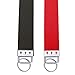 30 Sets Key Fob Hardware 1.25 Inch Key Fob Keychain Wristlet with Split Ring for Lanyard and Craft