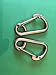 US STAINLESS 2 Pieces Stainless Steel 316 Spring Hook Carabiner 3/8