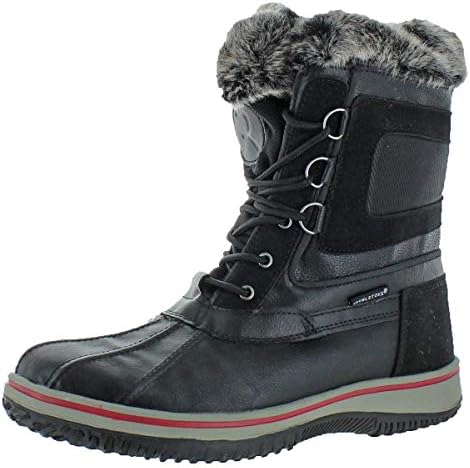 Revelstoke Men's Drydock Duck Toe Faux Fur Winter Snow Boots