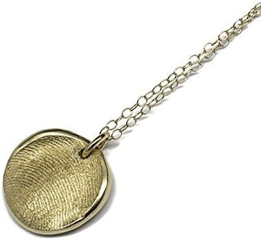 Vermeil Fingerprint Pendant