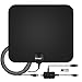 TV Antenna - HDTV Antenna Support 4K 1080P, 60-120 Miles Range Digital Antenna for HDTV, VHF UHF Freeview Channels Antenna with Amplifier Signal Booster, 16.5 Ft Longer Coaxial Cable